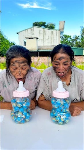 Real VS Jelly Big Bottle Candy🍼👁🌏