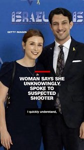 Elias Rodriguez has been charged with federal murder in connection to the fatal shooting of two Israeli Embassy staffers outside the Capital Jewish Museum in Washington, DC. Katie Kalisher, who attended the event, says she unknowingly spoke with Rodriguez shortly after the shooting. She says he told her he "did it for Gaza." https://cnn.it/43yLoxu | CNN