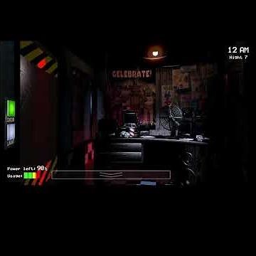 FNAF 1 5th Power Usage Bar #FNAF #shorts