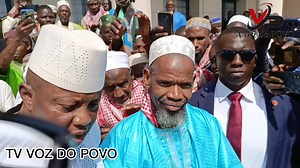 17K views · 387 reactions | PR Umaro Sissoco Embalo recebe Khalifa Tcherno Mùniro Baldé, de Madina Toul Houda. | Radio Voz Do Povo | Facebook
