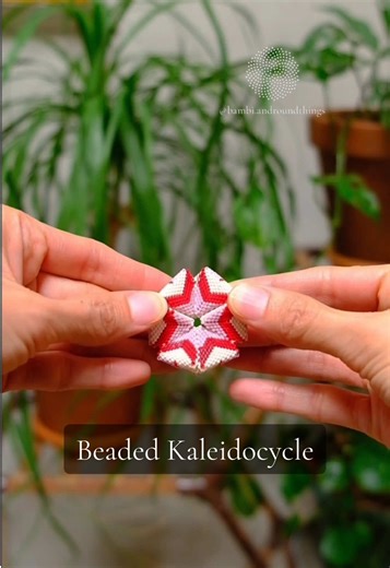 Beaded Kaleidocycle: A Handmade Fidget Toy