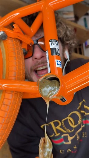 T77BMX on Instagram: "Is This Too Much Grease?!⁉️😱☝️ . Watch Along, as we restore this Insane Rare Custom Sunday BMX Bike. We Removed the Original Orange Soda Cranks, cleaned out the old Rusty Bearings, added just a bit of grease and then Installed A New Odyssey Crank & Bottom Bracket kit. 🧰🤩 . If Metal is touching Metal… Should it have Grease?! Short answer: Yes - because this will prevent it from seizing. 🧐 In this example using grease on the outside of the sealed bearing will benefit for