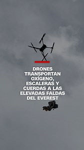 Los drones están cambiando la forma en que se escala el Monte #Everest. La tecnología permite desde transportar equipos hasta salvar vidas. Esta innovación podría redefinir el futuro del alpinismo. | CNN en Español