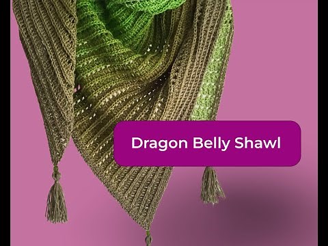 Dragon Belly Shawl Crochet Tutorial