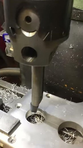 Milling with a Boring Head And Boring Bar