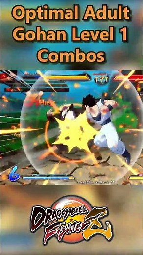 Optimal Adult Gohan Confirms are SO SATISFYING in DBFZ