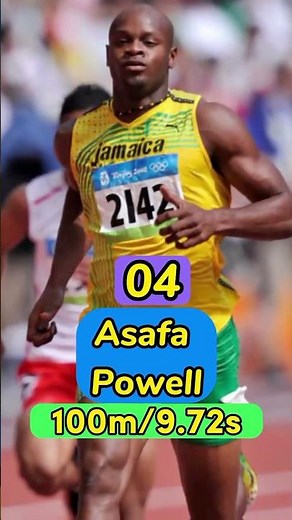 Top 10 Fastest Runners in the World 🏃‍♂️ | Speed Legends in 40 Seconds! InstaSport.club