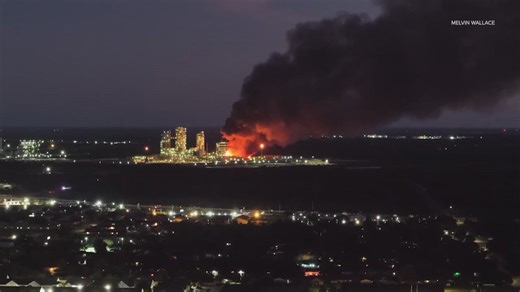 Fire erupts at one of Texas' largest chemical plants