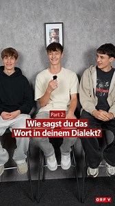 Wie sagt ihr zu "betrunken", zu "Oma" oder zu "Schmetterling"? Die Jungs aus dem Sportgymnasium in Dornbirn haben beim Part 2 unserer One-Word-Challenge mitgemacht. Wie würdet ihr die Wörter aussprechen?👀 | ORF Vorarlberg