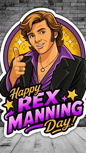 Happy Rex Manning Day! Let’s make a sticker!!