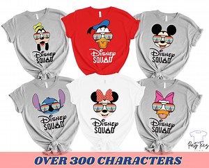 Disney Squad Shirts, Disney Family Shirts, Disneyland Shirts, Disneyworld Shirts, Disney Matching Shirts, Disney Sunglasses Shirts, D12 - Etsy
