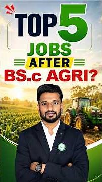 Top 5 Government Jobs After B.Sc Agriculture | Salary & Eligibility Explained by Hari Sir