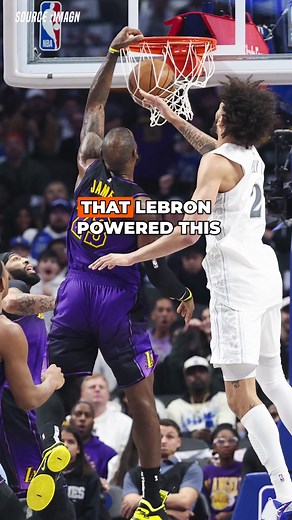 LeBron James' Stunning Left-Handed Dunk at 40