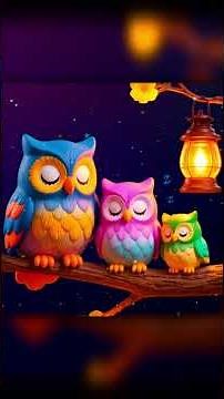 Sleepy Owl Lullaby for Babies & Toddlers to Go to Sleep 🦉 | Nightfall Song For Sleepy Owls