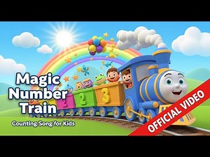 Magic Counting Train Song | Numbers 1 to 10 | Fun Kids Educational Nursery Rhyme
