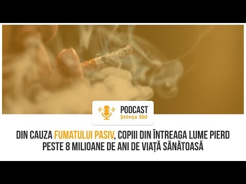 Fumatului Pasiv și Copiii - 8 mil. de ani de viață pierduți | Dr. Marius Geantă | #știința360