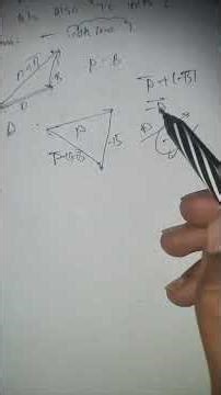 Class 11 Physics | Vector Addition Explained | Triangle & Parallelogram Method | Remaining Part