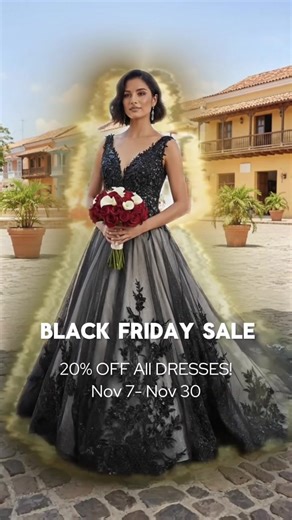 🖤BLACK FRIDAY STARTS EARLY HERE! 🖤⁣ ⁣ We have started our BIGGEST SALE of the year early this season — because every bride deserves more time to say YES to her dream gown! 💍👰‍♀️⁣ ⁣ 🖤 From November 7th to November 30th, enjoy 20% OFF all gowns — including our signature black, colored, and custom wedding dresses! We can re-create any of our gowns in any colors! Use Code BlackFriday25 at checkout and you’re all SET! 🌹⁣ ⁣ We know times are tough, and planning a wedding isn’t easy — so we’re ma
