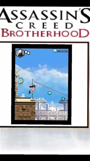 The Java (mobile) version of Assassin's Creed: Brotherhood that depicts 16th-century Rome