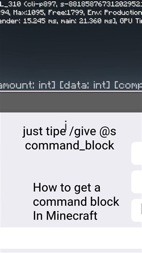 how to get a command block in Minecraft #minecraft