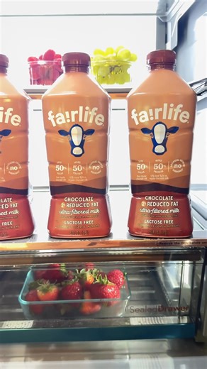 The only problem with fairlife chocolate ultra-filtered milk? It disappears too fast. 😉 #NationalChocolateMilkDay Who else can relate? 👇 | fairlife