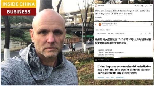 China blockades artificial diamonds, and the tools to make them | Solomon Walker