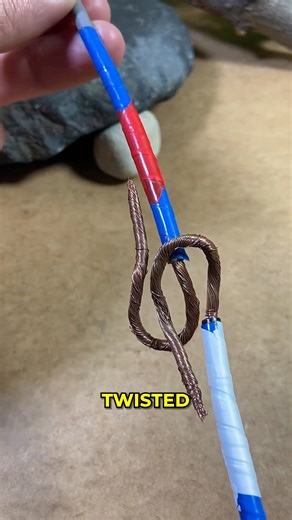 Electric Wire Loop Jointing Method #ElectricalWork #WireJoint | Luxury Braids & Beyond Hair Studio