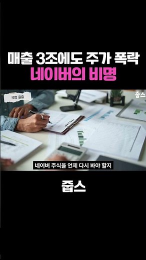 Naver Hits 3 Trillion Won in Revenue, But Stock Plummets: The Cry of the Nation