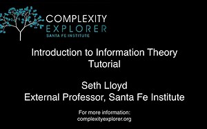 Introduction to Information Theory | 信息论 | S.F.I. | 复杂系统基础