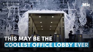 201K views · 611 reactions | This lobby with a 107-foot wall displaying stunning imagery in 12k resolution is the coolest office entrance you'll ever see. | The Future Is Now | Facebook