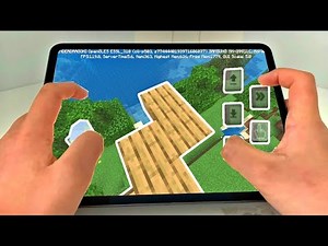 How To ICY BRIDGE In MCPE With New Controls! (Handcam)