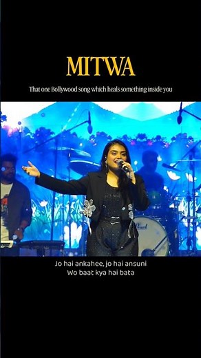 Mitwa Live 🤍 It’s so special when the audience sings with you 🤍