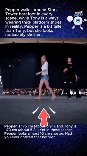 The Avengers (2012) Pepper and Tony Height Trick in Stark Tower #movie #avengers #marvel #mcu #trend