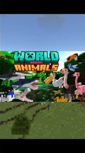 BEST ANIMAL MOD PE #minecraft #viral #mods #trendingshorts #short