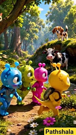 Learn Animal Names with Cute Aliens 🐾