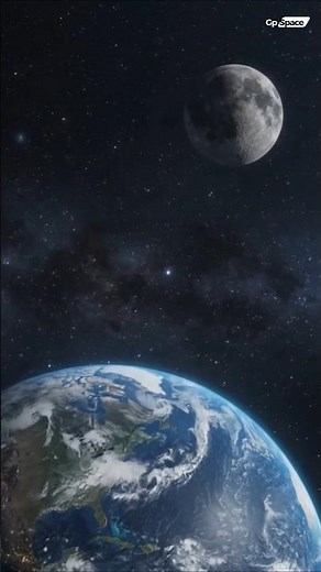 How the Moon Moves Away From Earth? 🌑 #sciencefacts