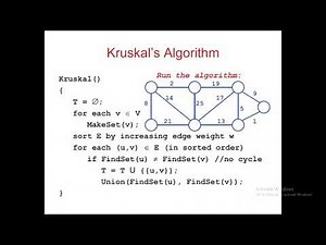 23 Minimum Spanning Tree (Kruskal's Algorithm) (Part 02)