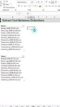 Get text between two characters in Excel #shorts