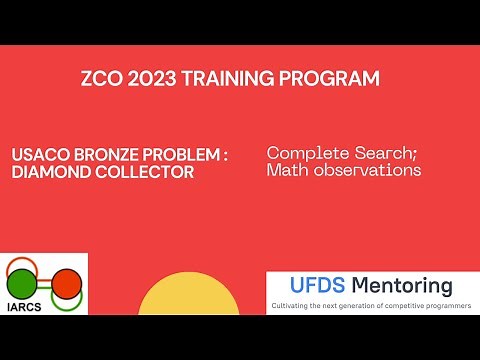 Diamond Collector (USACO Bronze) - Complete Search; Math
