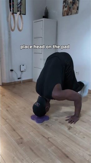 Bent arm handstand hold tutorial #calisthenics #tutorial #shorts