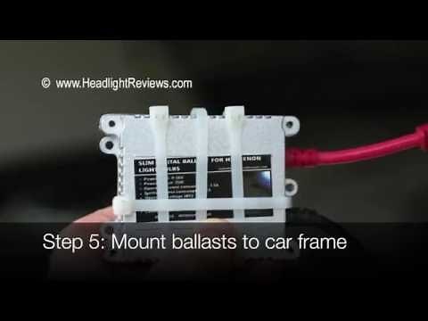 How to install an HID Kit - without cutting wires!!