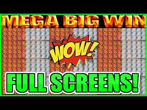 **FULL SCREENS!!!** MEGA WINS!!! KING OF AFRICA / MYSTICAL UNICORN SLOT MACHINE PART 2 #slots
