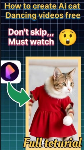 😲How To Create AI Cat Dancing Videos FREE 😻| CapCut Tutorial | Viral AI Cat Videos #viral #trending