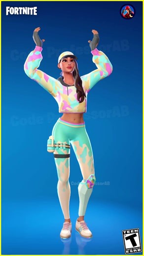Fortnite Bratty Emote Pastel Ruby Skin Thicc 🍑😜😂