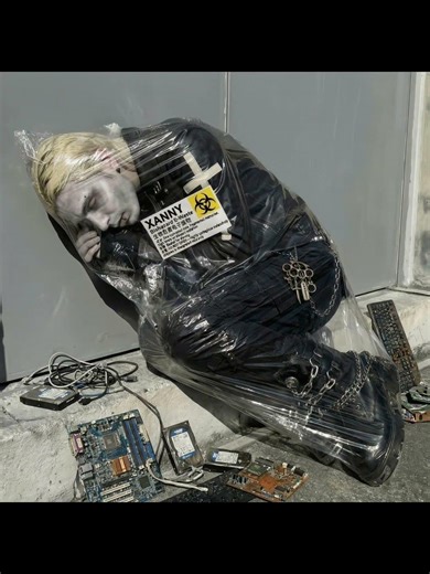 Toxic Human E-Waste #emo #doomer #ootd #aesthetic #darkaesthetic #gothic