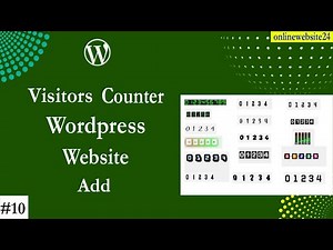 Visitor Counter in Wordpress Website /How To Add Visitor Counter in website /Visitor Counter website