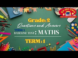 2024 Grade 2 Term 1 Baseline Test: Assessing Readiness for a Successful School Year!