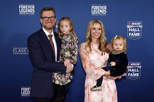 Dale Earnhardt Jr.'s wife Amy shares a glimpse of 'obligatory parental history lesson' during family visit to USS Yorktown tour