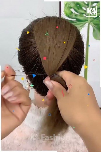 Quick & easy bun hairstyles for long hair