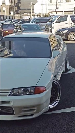 スカイラインR32、【MEGA SHOW –Night Reception–2026】搬入、船橋競馬場立体駐車場